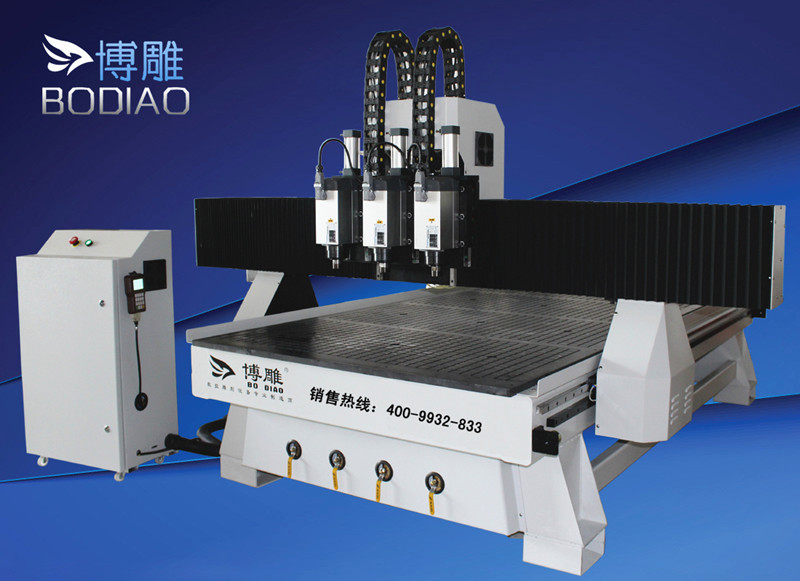 三工序真空吸雕刻机