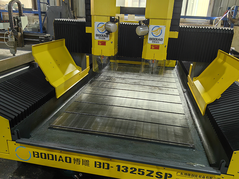 全铸件双头铜铝精雕机