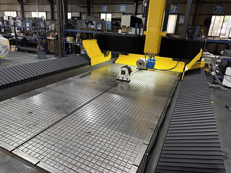 金属平面圆雕一体精雕机